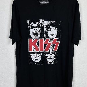 Vintage 2010 Kiss Band Crazy Logo T-shirt In Black